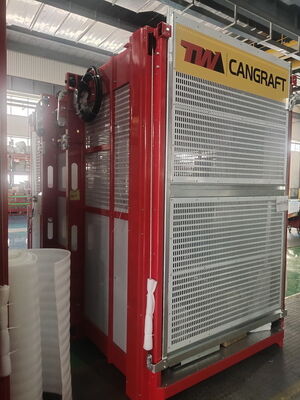 Sito di costruzione, sollevamento per la costruzione con cremagliera e pignoni, 110 kW, altezza di sollevamento di 300 m, galvanizzato a caldo, sollevamento per la costruzione con cremagliera e pignoni di 300 m,