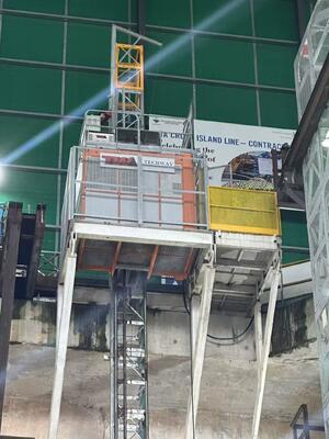 Prezzo buono Argano per edifici a inversione di tipo Q345B Acciaio 1000kg Argano a cremagliera e pignone per tunnel in linea