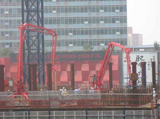 Prezzo buono Costruzione 13 metri Pompa di calcestruzzo Boom, 4kw Static Boom Placer in linea