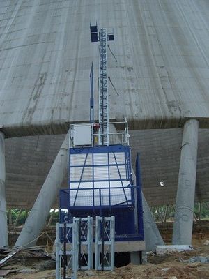 Prezzo buono 1600kg 37kw Sito di costruzione sollevamento con 18 passeggeri SC160 in linea