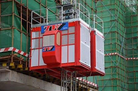Sito di costruzione SC200/200G Ascensore a sollevamento di costruzione con inverter di frequenza
