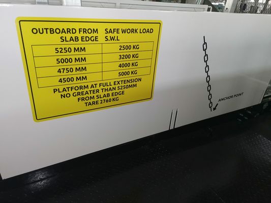 piattaforme di caricamento Superdeck ritrattabile MLP4200 della costruzione di larghezza di 4200mm