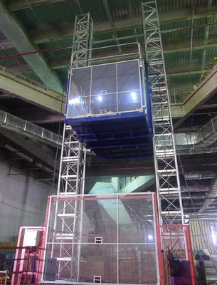 Prodotti a doppio palo 30 m/min Sito di costruzione Sollevamento in magazzino