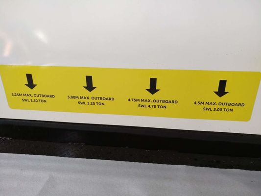 Prezzo buono 2600 mm Piattaforma di carico per edifici, piattaforma di carico per gru 5t in linea