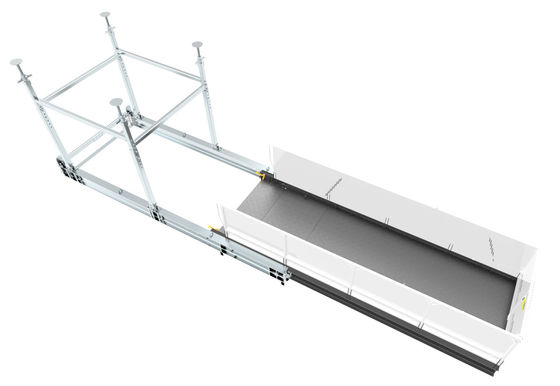 Palla di carico galvanizzata estensibile, piattaforma di carico a cantilever 3200 mm