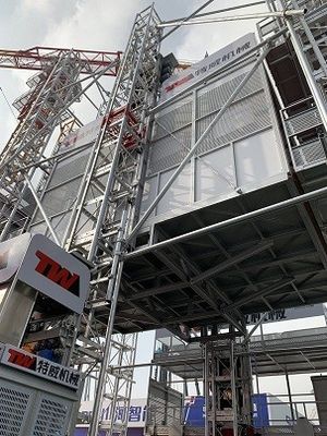 Pulizzatore per cantiere a doppio mastello SC800, 8 tonnellate di materiale da costruzione