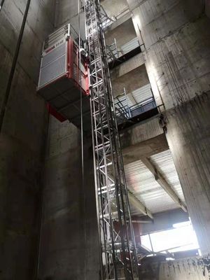 Costruzione 500m 96m/min Passageri e materiale sollevamento ascensore bevello Hecial Gearbox sollevamento altezza pesante