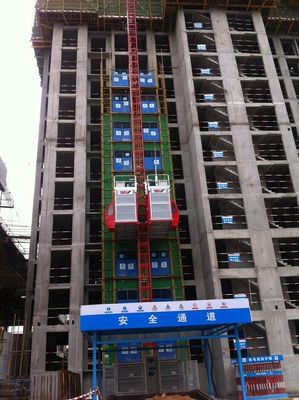Costruzione 110kw 300m Rack and Pinion Construction Hoist Hot Galvanized